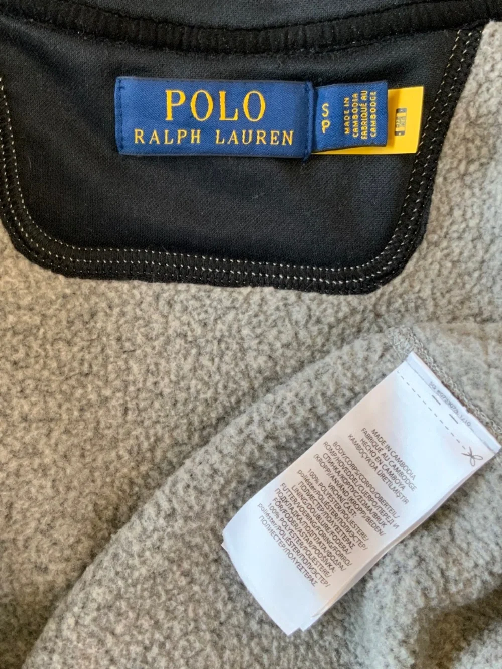 POLO Ralph Lauren Knit Fleece Lined Full Zip Mockneck Jacket